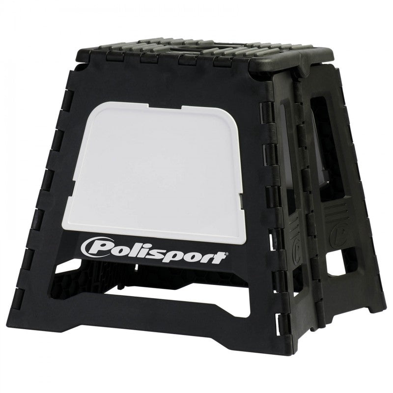 Caballete Plegable para Motocicleta (Foldable Bike Stand) Blanco/Negro