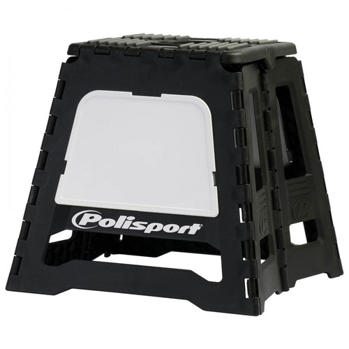 Caballete Plegable para Motocicleta (Foldable Bike Stand) Blanco/Negro