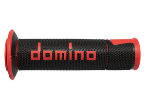 Grips Domino Racing A450 Road Racing - Negro/Rojo