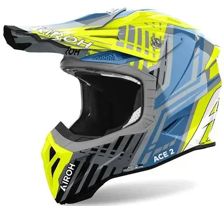 HELMET AVIATOR ACE 2 PROUND AIROH BRILLANTE AMARILLO