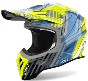 HELMET AVIATOR ACE 2 PROUND AIROH BRILLANTE AMARILLO