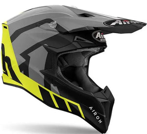 CASCO CROSS WRAAAP RELOADED AMARILLO M. T. S  AIROH