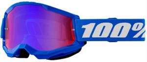 GOGGLE 100% STRATA 2 AZUL LENTE ROJO ESPEJO 50028-00014